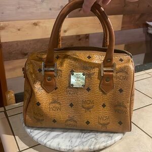 MCM Visetos Boston Bag 💖 Valentines GIft 🎁